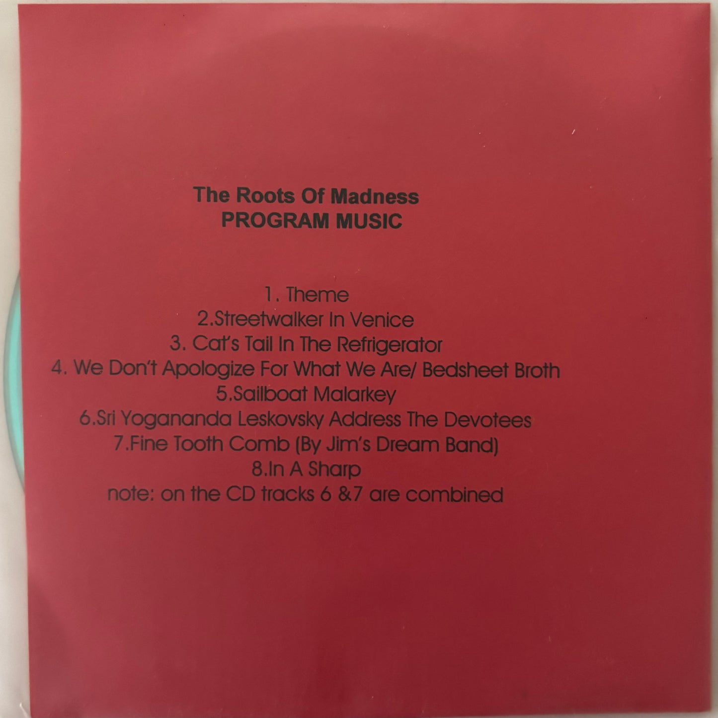ROOTS OF MADNESS - Program Music