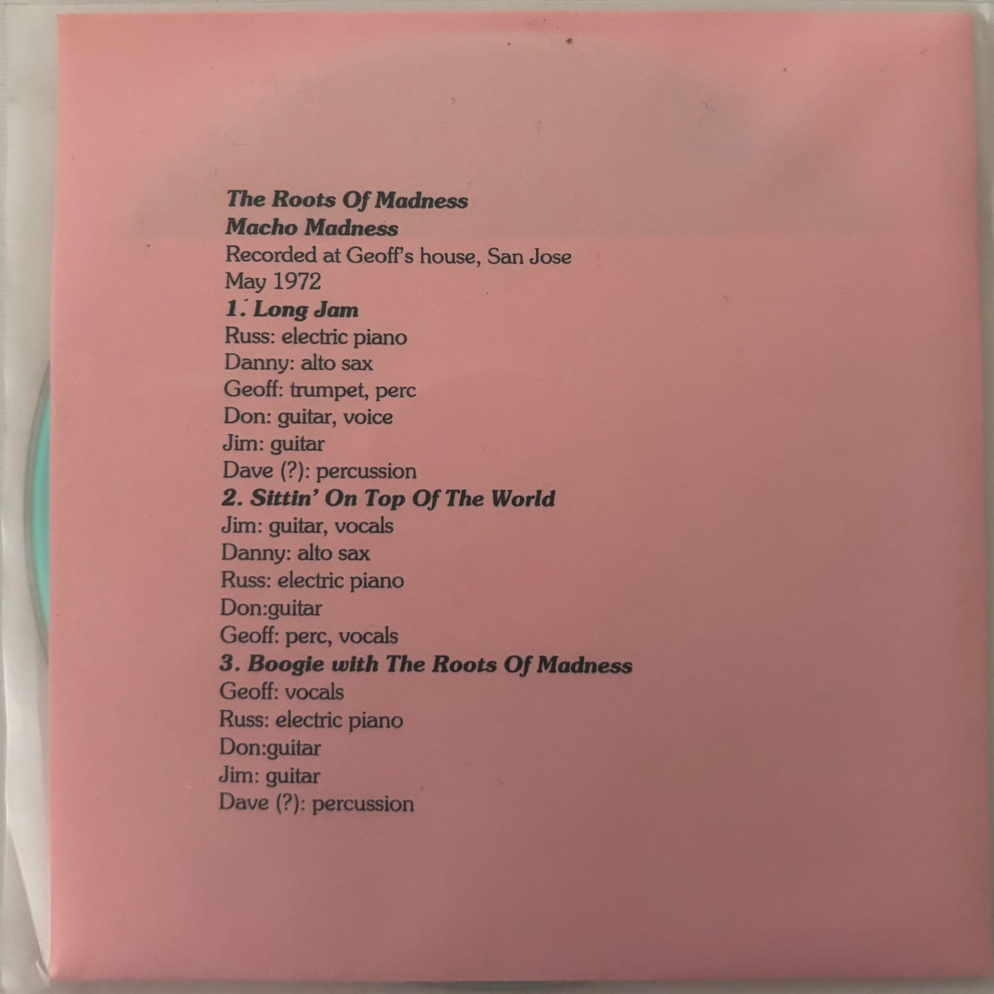 ROOTS OF MADNESS - Macho Madness