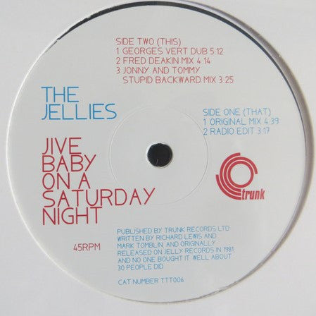 JELLIES, THE - Jive Baby On A Saturday Night