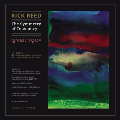 REED, RICK - The Symmetry of Telemetry (Black Vinyl)