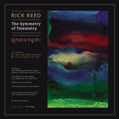 REED, RICK - The Symmetry of Telemetry (Clear Vinyl)