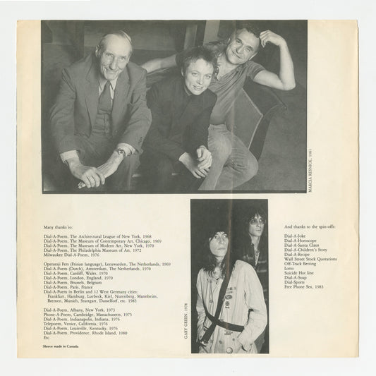 V/A - You're A Hook: The 15 Year Anniversary of Dial-A-Poem (1968-1983)