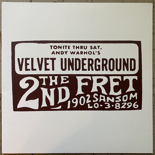 VELVET UNDERGROUND, THE - Live At The 2nd Fret, January 1970