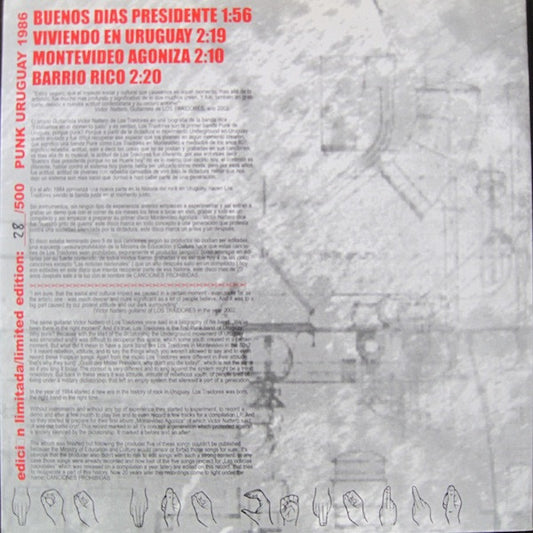 LOS TRAIDORES - Canciones Prohibidas