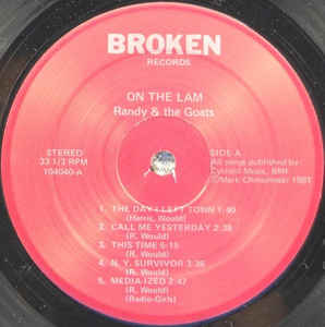 RANDY AND THE GOATS - On the Lam