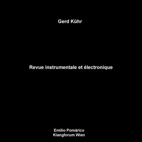 fusetron KUHR, GERD, Revue Instrumentale Et Electronique