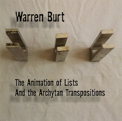 fusetron BURT, WARREN, The Animation of Lists and the Archytan Transpositions