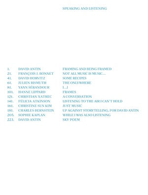 V/A - Speaking And Listening