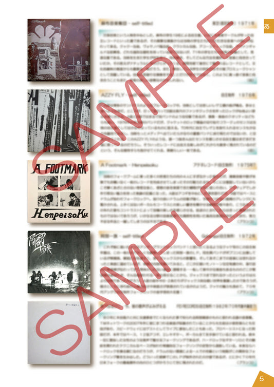 WONDER GROUND RECORD GUIDEBOOK - Another Side Of '70s Japanese Folk & Rock