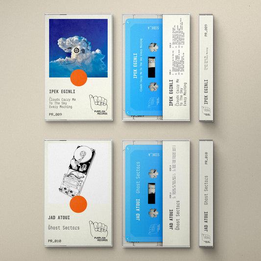 IPEK EGINLI/JAD ATOUI - Electroacoustic (PR_009 & PR_010) Limited Blue Cassettes