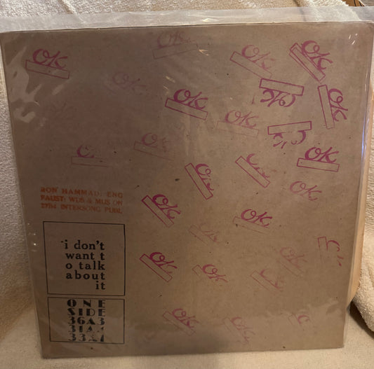 BENDER, JOHN - I Dont Remember Now/I Dont Want to Talk About It