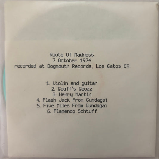 ROOTS OF MADNESS - 7 October 1974