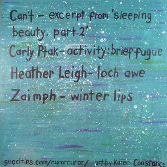 V/A - Can't / Carly Ptak / Heather Leigh / Zaimph