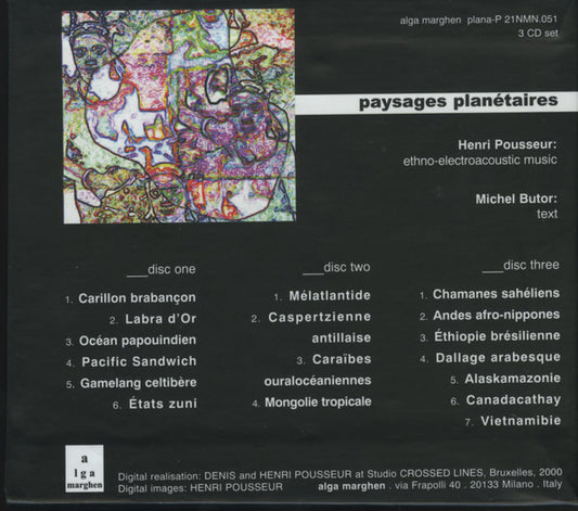 POUSSEUR, HENRI - Paysages Planetaires