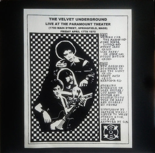 VELVET UNDERGROUND - Live at the Paramount Theater