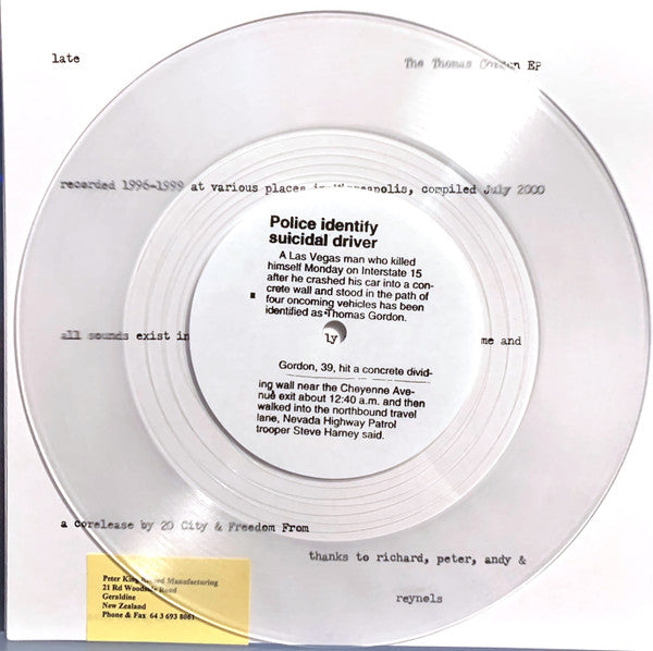 LATE - The Thomas Gordon EP