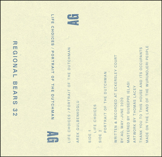 GULBENKOGLU, AREK - Life Choices / Portrait Of The Dutchman