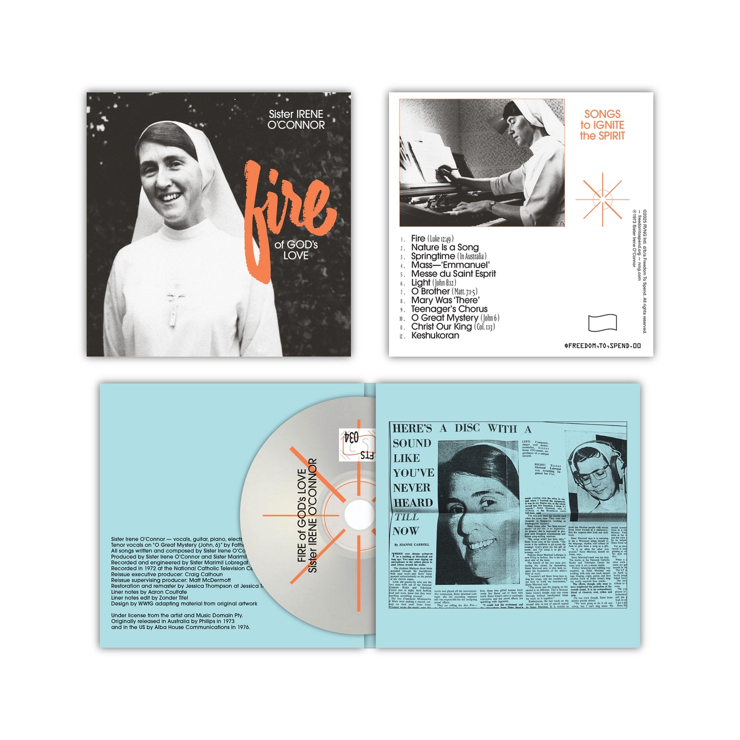 O'CONNOR, IRENE - FIRE OF GOD’S LOVE (CD)
