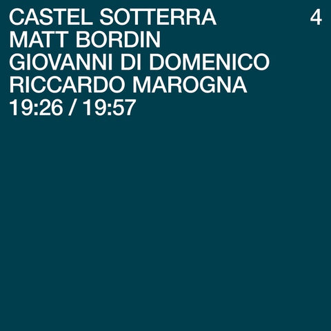 BORDIN/GIOVANNI DI DOMENICO/RICCARDO MAROGNA, MATT - Castel Sotterra 4