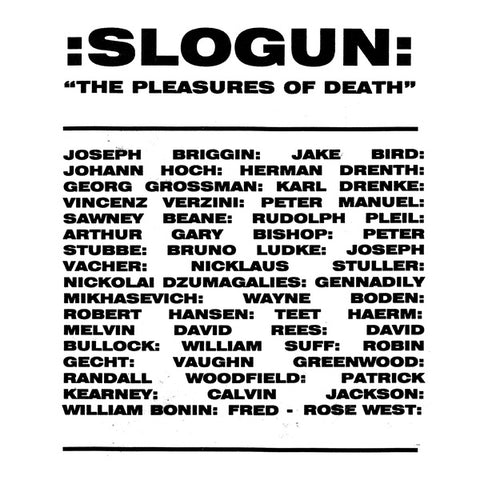 SLOGUN - The Pleasures of Death