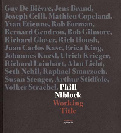 NIBLOCK, PHILL - Working Title