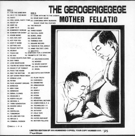 fustron GEROGERIGEGEGE, Mother Fellatio
