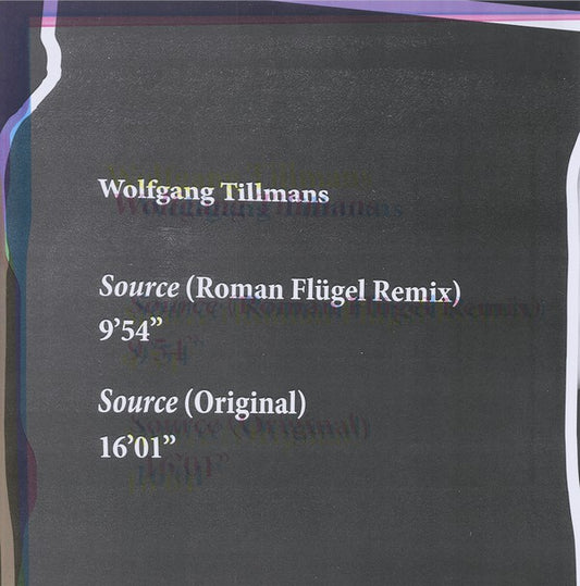 fusetron TILLMANS, WOLFGANG, Source