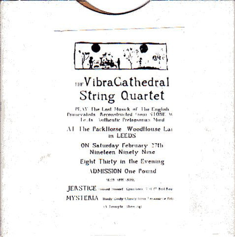 VIBRACATHEDRAL STRING QUARTET - Play The Lost Musick Of The English Primevalists...