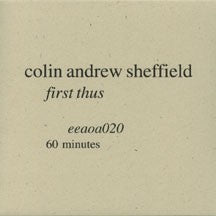 fustron SHEFFIELD, COLIN ANDREW, First Thus