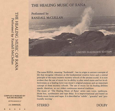fusetron MCCLELLAN, RANDALL, The Healing Music Of Rana