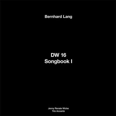 fusetron LANG, BERNHARD, DW 16 / Songbook I