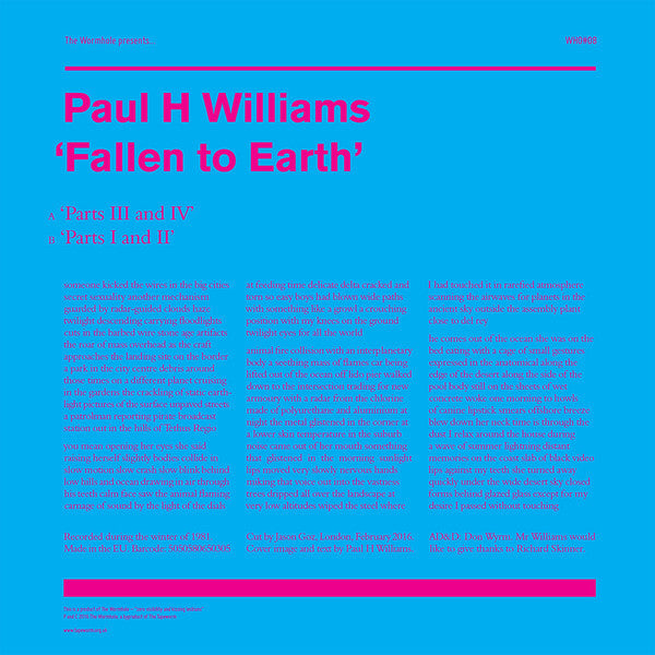 WILLIAMS, PAUL H - Fallen to Earth