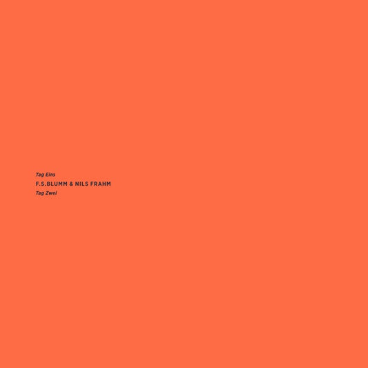 BLUMM & NILS FRAHM, F.S. - Tag Eins Tag Zwei