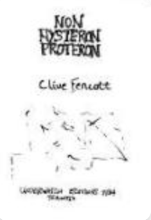 FENCOTT, CLIVE - Non Hysteron Proteron