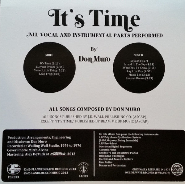 MURO, DON - It's Time