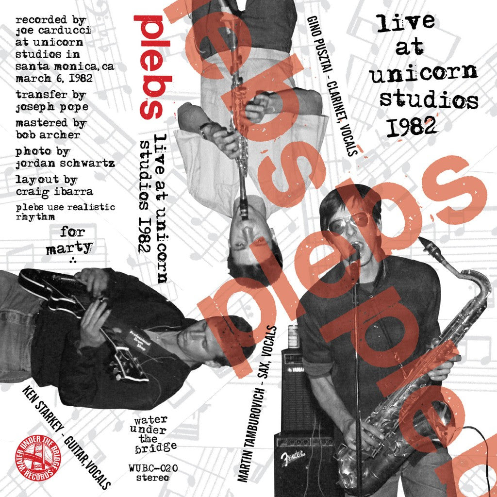 PLEBS - Live at Unicorn Studios 1982