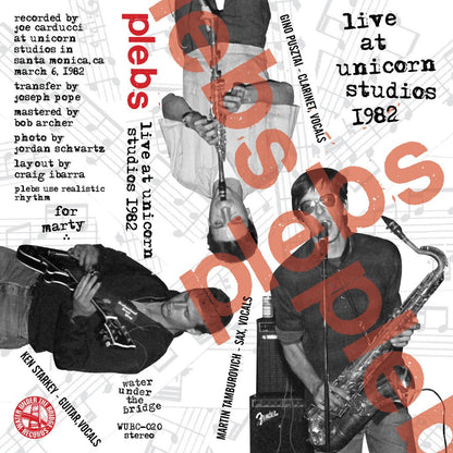 PLEBS - Live at Unicorn Studios 1982